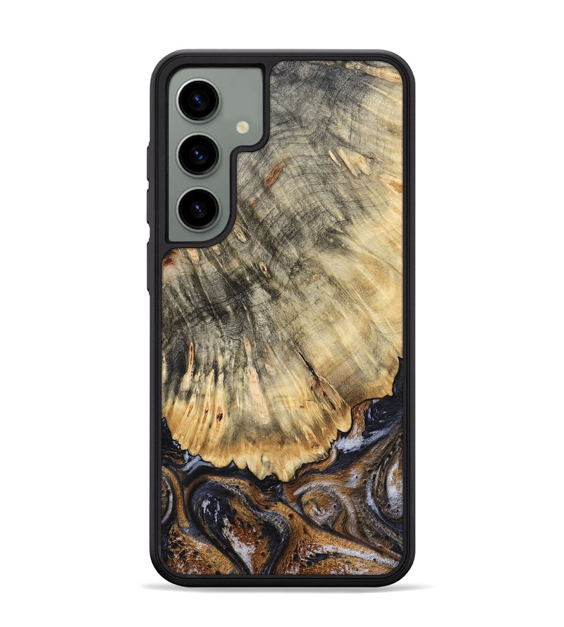 Galaxy S24 Plus Wood Phone Case - Meagan (Black & White, 783176)