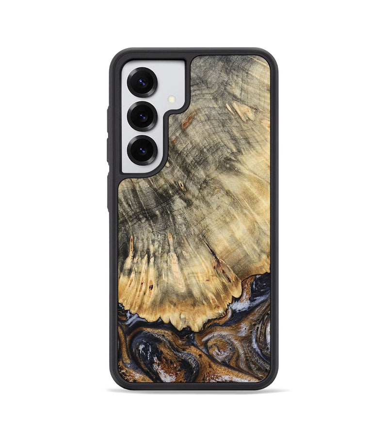 Galaxy S25 Wood Phone Case - Meagan (Black & White, 783176)