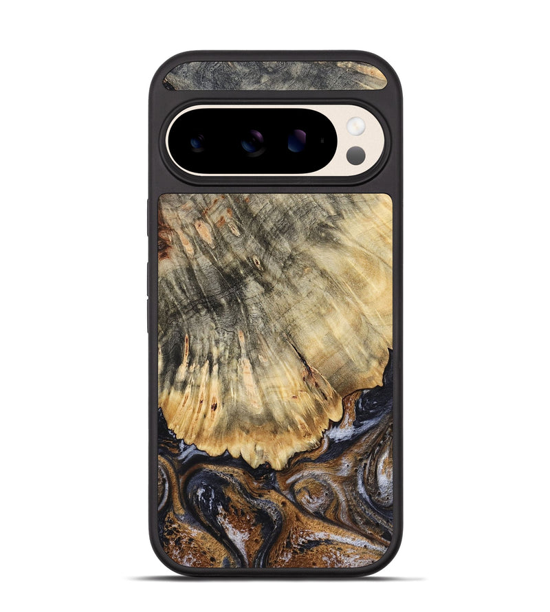 Pixel 10 Wood Phone Case - Meagan (Black & White, 783176)