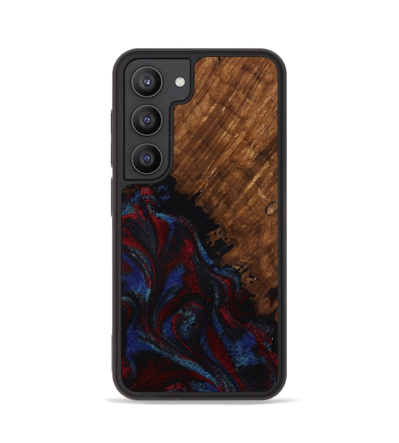 Galaxy S23 Wood Phone Case - Tawanda (Red, 783286)