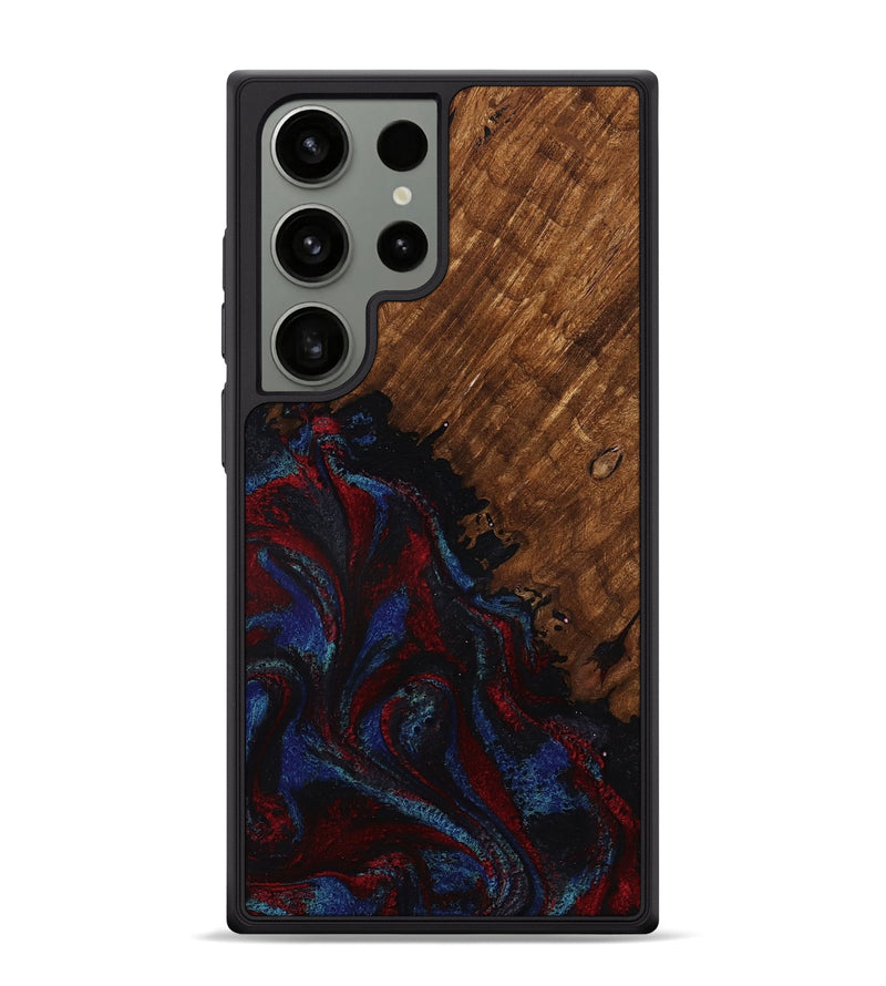 Galaxy S24 Ultra Wood Phone Case - Tawanda (Red, 783286)