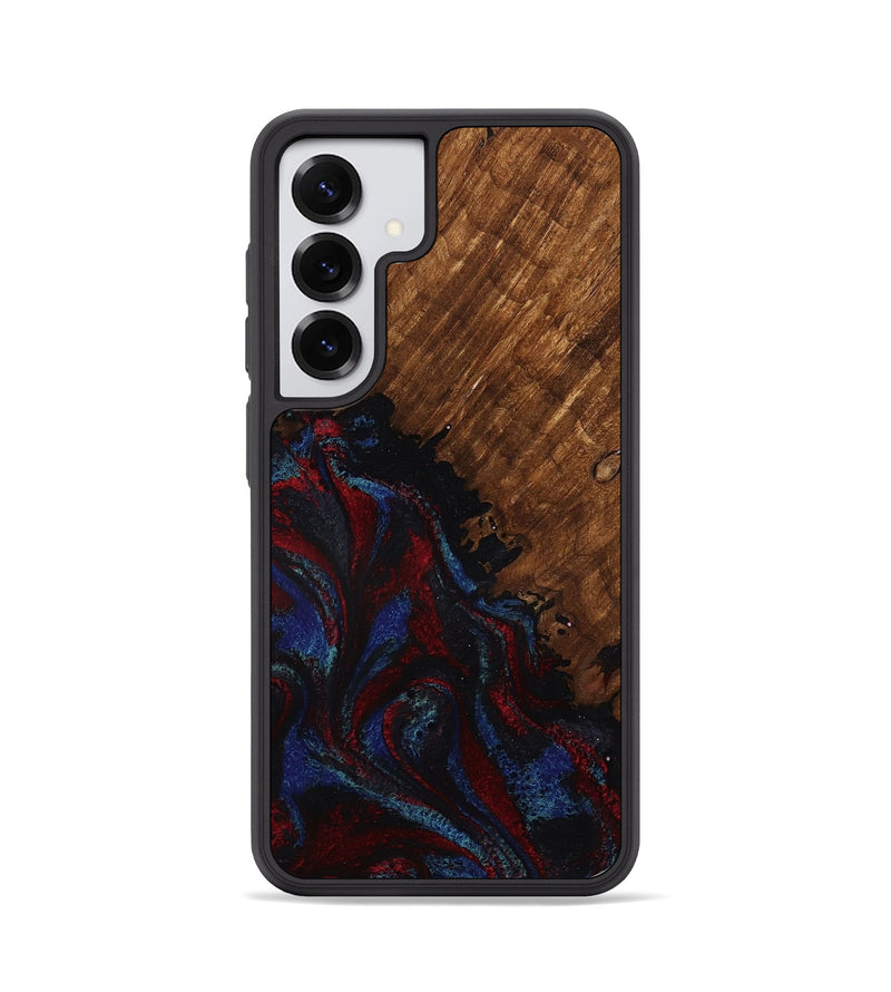 Galaxy S25 Wood Phone Case - Tawanda (Red, 783286)