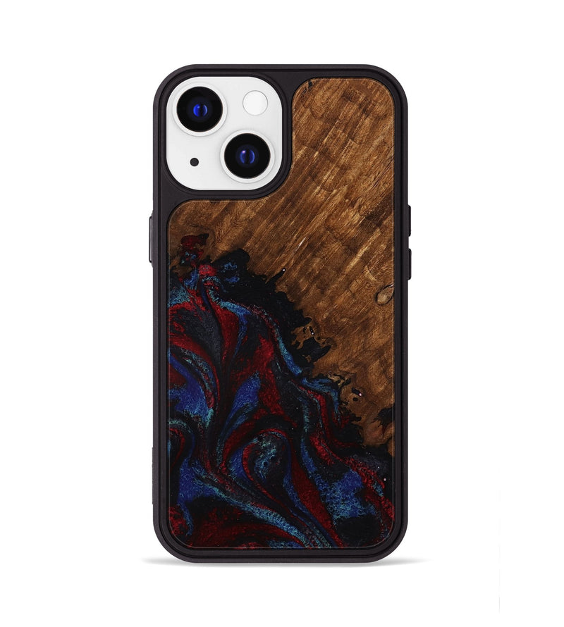 iPhone 13 Wood Phone Case - Tawanda (Red, 783286)