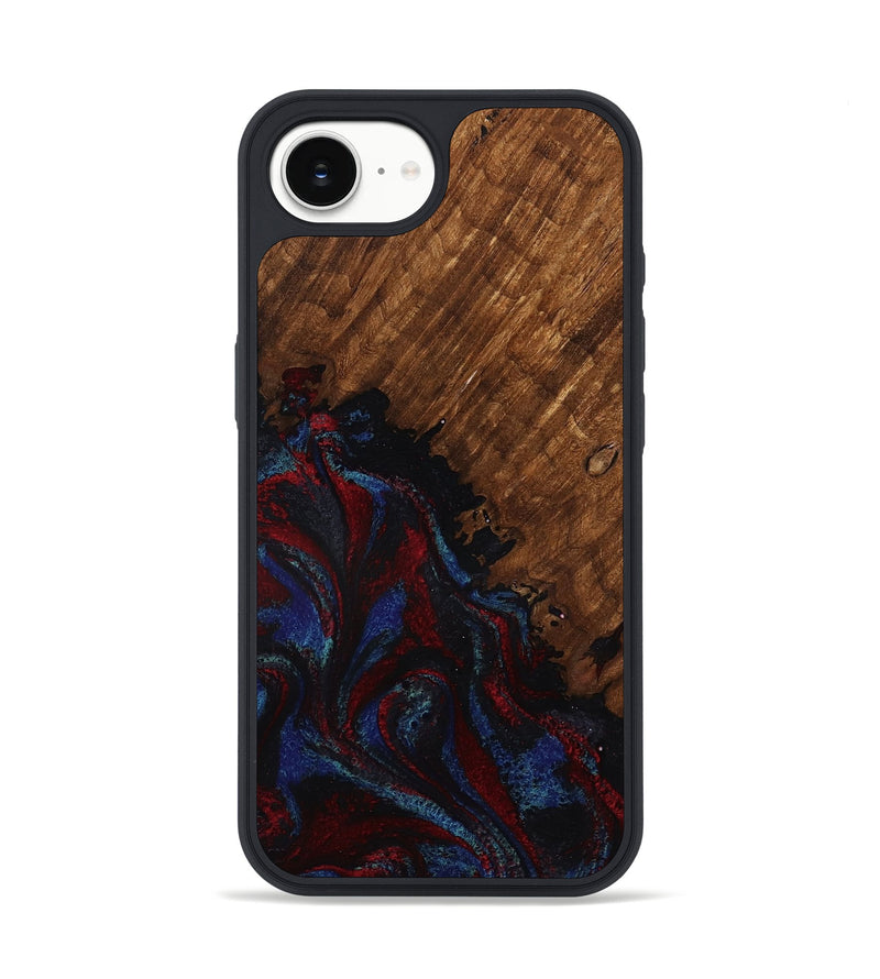 iPhone 16e Wood Phone Case - Tawanda (Red, 783286)