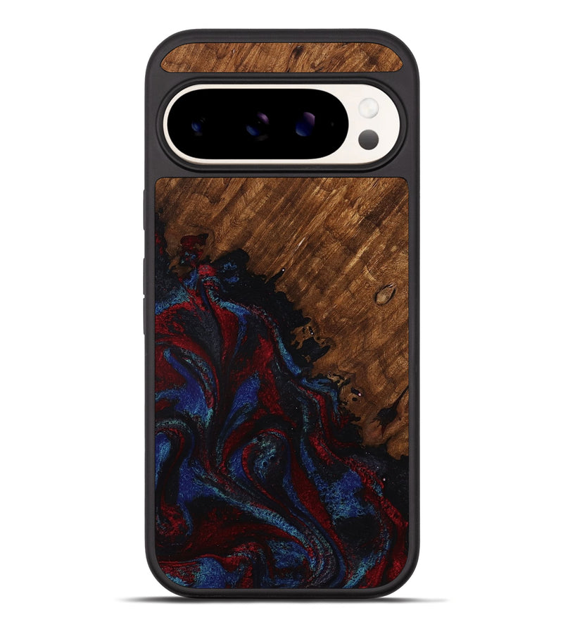Pixel 10 Pro XL Wood Phone Case - Tawanda (Red, 783286)