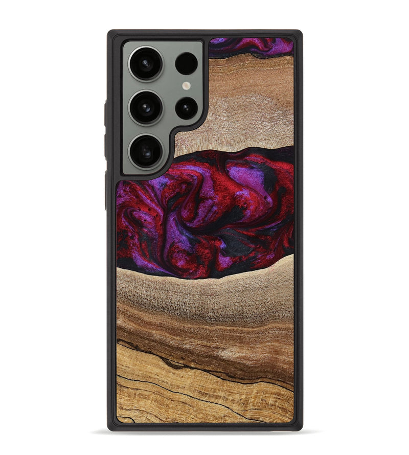 Galaxy S23 Ultra Wood Phone Case - Merton (Red, 783288)