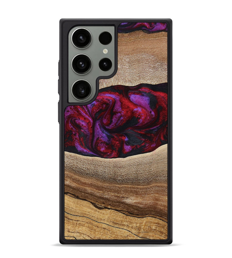 Galaxy S24 Ultra Wood Phone Case - Merton (Red, 783288)
