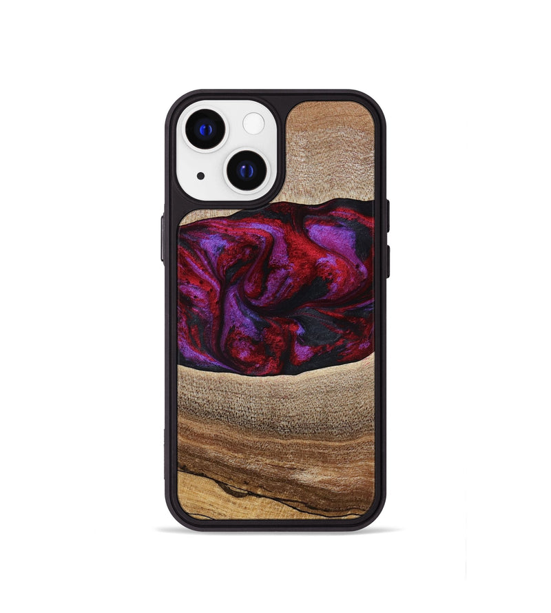 iPhone 13 mini Wood Phone Case - Merton (Red, 783288)