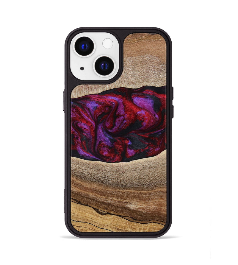 iPhone 13 Wood Phone Case - Merton (Red, 783288)
