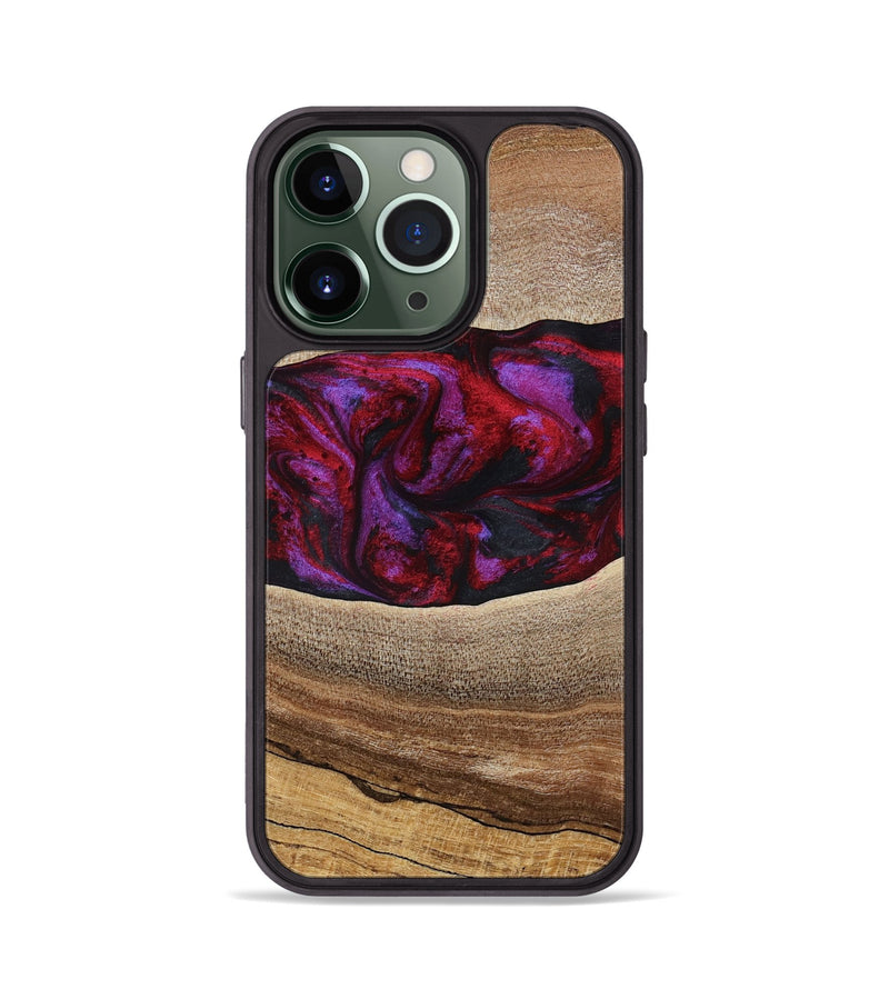 iPhone 13 Pro Wood Phone Case - Merton (Red, 783288)