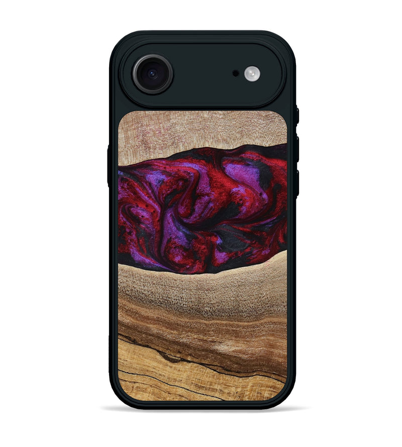 iPhone 17 Air Wood Phone Case - Merton (Red, 783288)