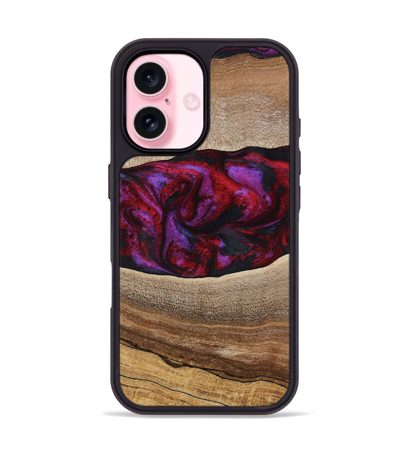 iPhone 17 Wood Phone Case - Merton (Red, 783288)