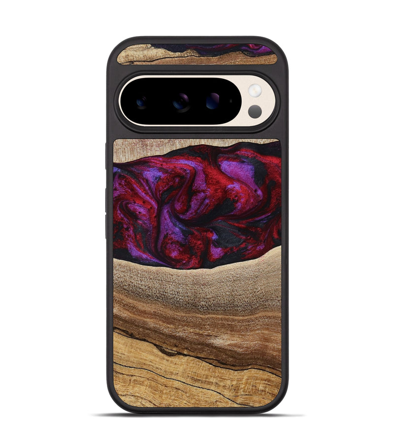 Pixel 10 Wood Phone Case - Merton (Red, 783288)