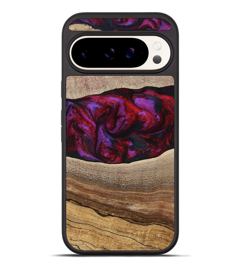 Pixel 10 Pro XL Wood Phone Case - Merton (Red, 783288)