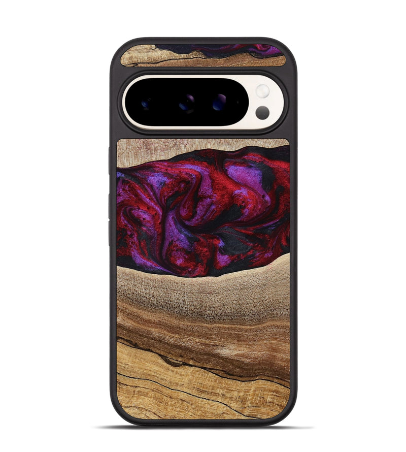 Pixel 9 Pro Wood Phone Case - Merton (Red, 783288)