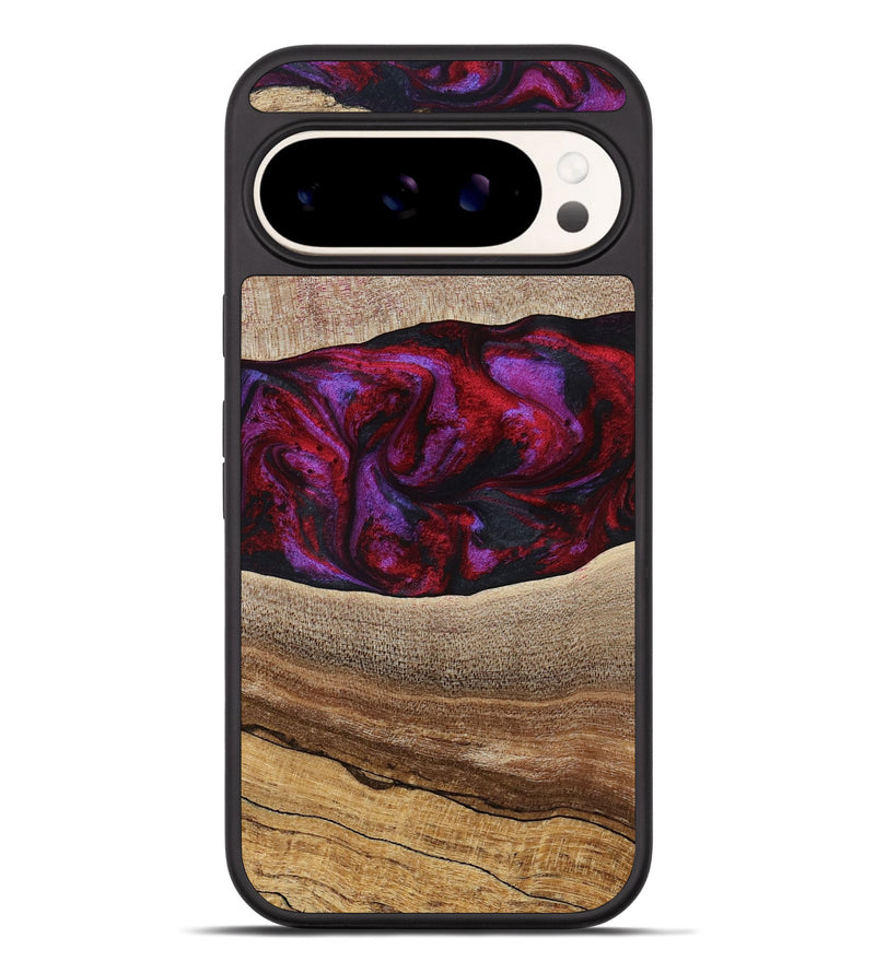 Pixel 9 Pro XL Wood Phone Case - Merton (Red, 783288)
