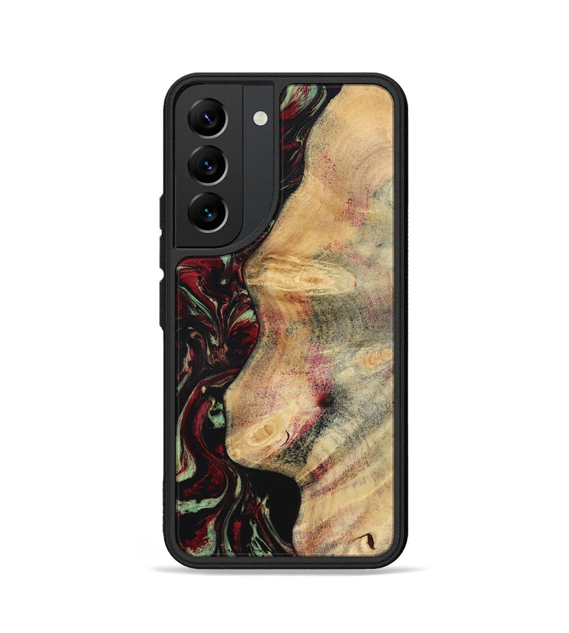 Galaxy S22 Wood Phone Case - Branden (Red, 783289)
