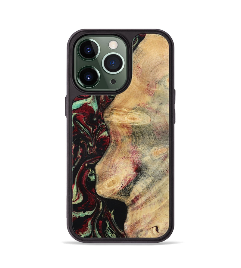 iPhone 13 Pro Wood Phone Case - Branden (Red, 783289)