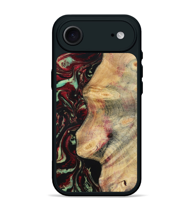 iPhone 17 Air Wood Phone Case - Branden (Red, 783289)