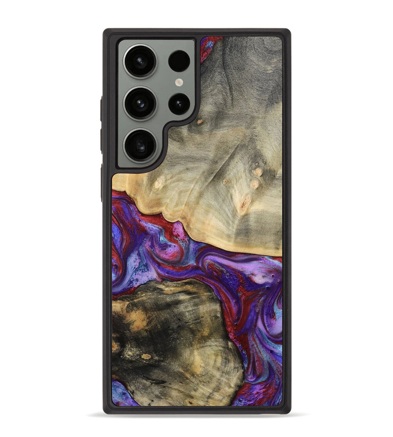 Galaxy S23 Ultra Wood Phone Case - Blanch (Red, 783293)