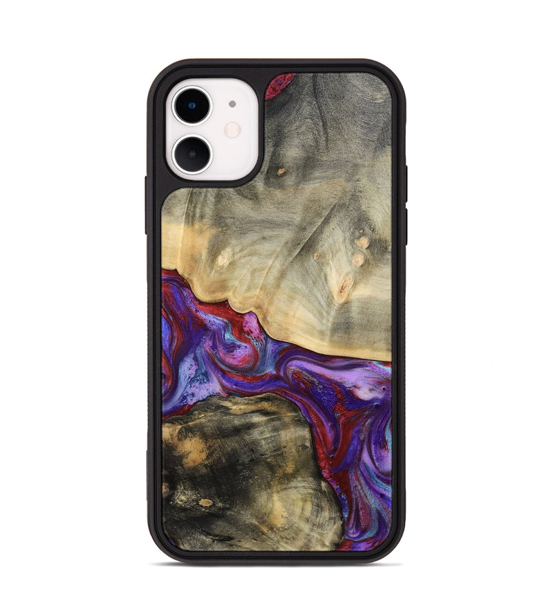 iPhone 11 Wood Phone Case - Blanch (Red, 783293)