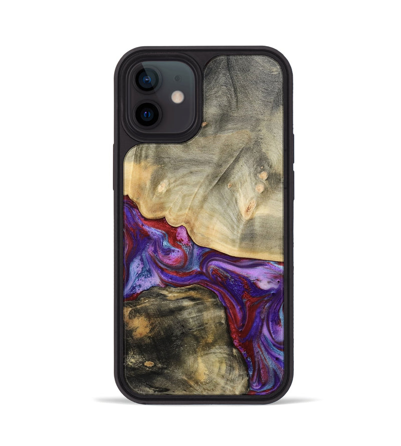 iPhone 12 Wood Phone Case - Blanch (Red, 783293)