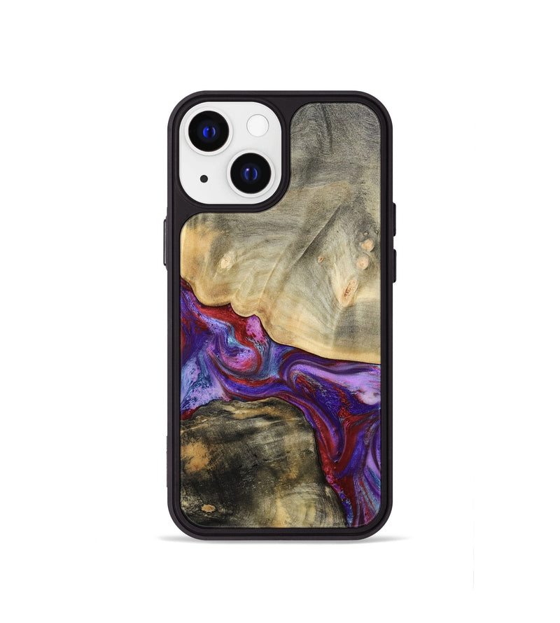 iPhone 13 mini Wood Phone Case - Blanch (Red, 783293)