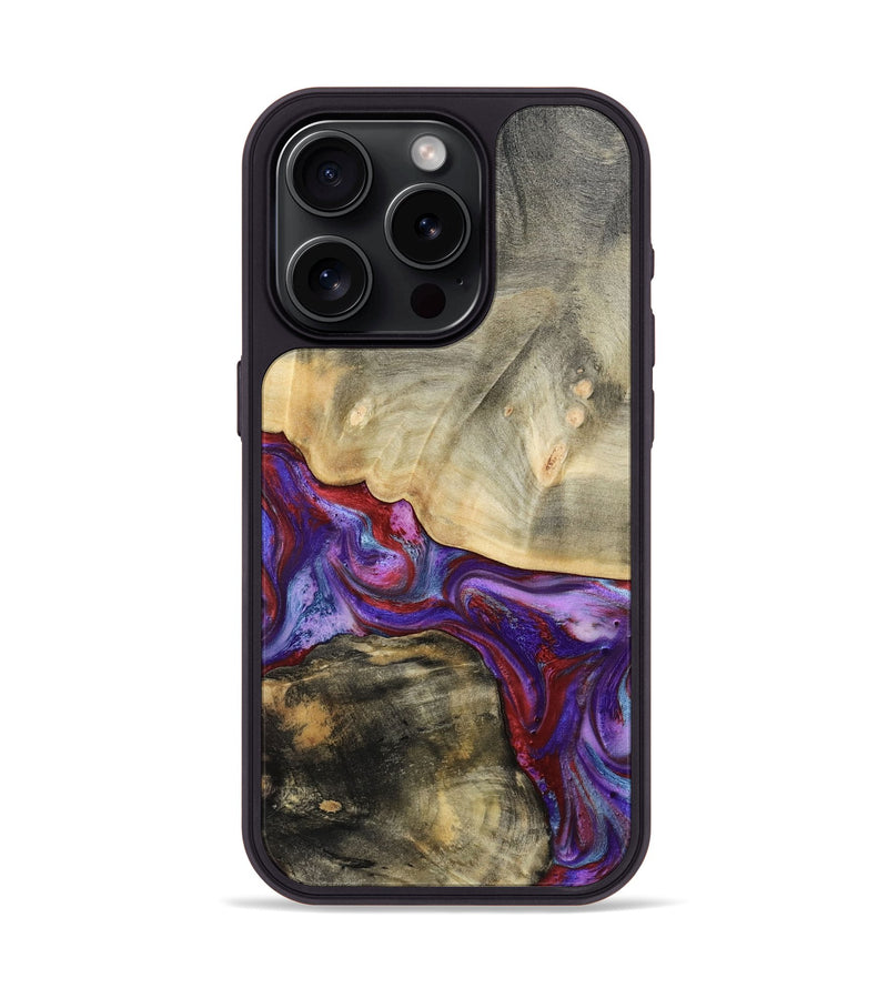 iPhone 15 Pro Wood Phone Case - Blanch (Red, 783293)