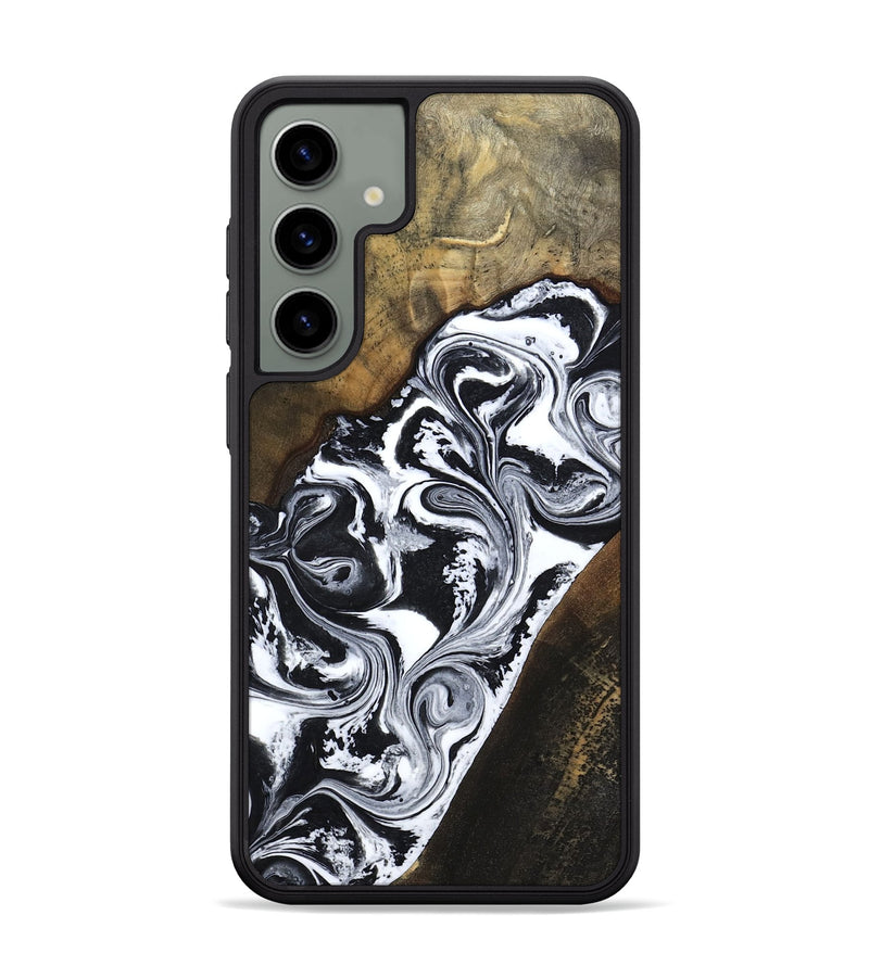 Galaxy S24 Plus Wood Phone Case - Savana (Black & White, 783383)