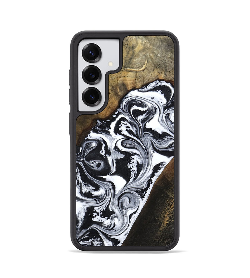 Galaxy S25 Wood Phone Case - Savana (Black & White, 783383)