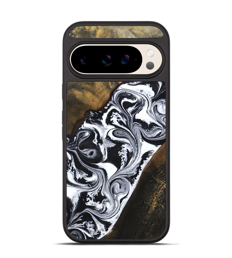 Pixel 10 Wood Phone Case - Savana (Black & White, 783383)