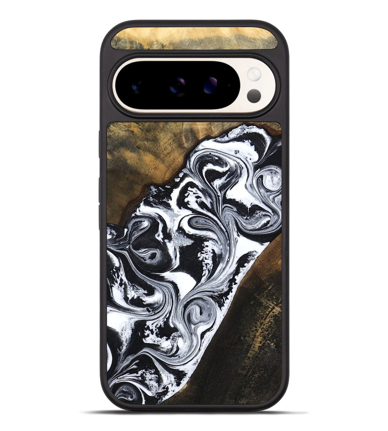 Pixel 9 Pro XL Wood Phone Case - Savana (Black & White, 783383)