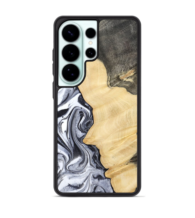 Galaxy S26 Ultra Wood Phone Case - Davin (Black & White, 783389)