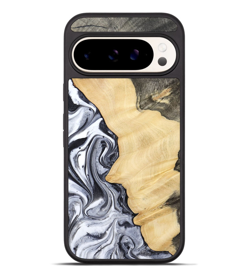 Pixel 9 Pro XL Wood Phone Case - Davin (Black & White, 783389)