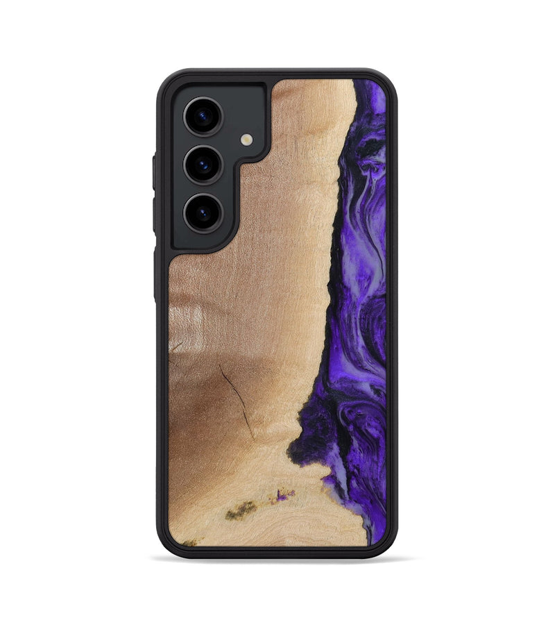 Galaxy S24 Wood Phone Case - Dessie (Purple, 783396)
