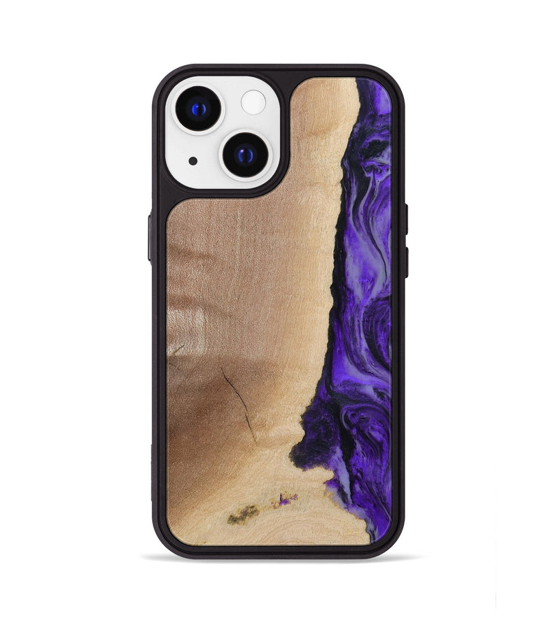 iPhone 13 Wood Phone Case - Dessie (Purple, 783396)