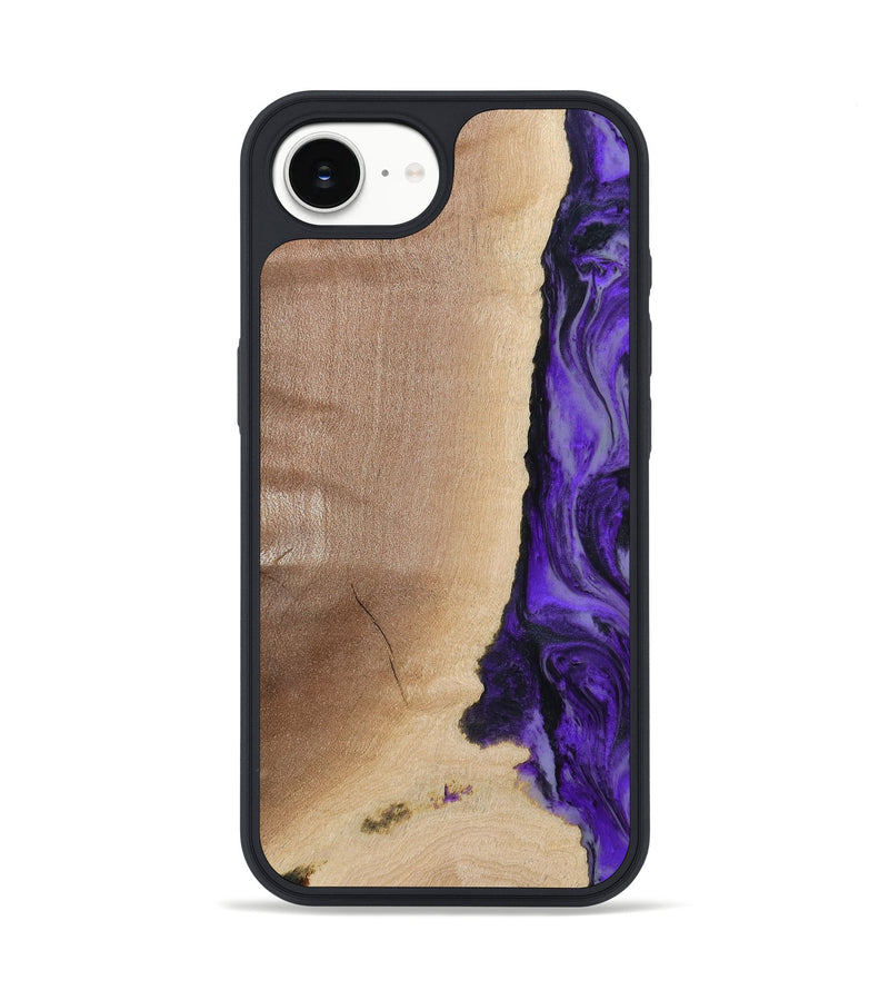 iPhone 16e Wood Phone Case - Dessie (Purple, 783396)
