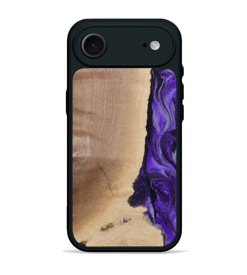 iPhone 17 Air Wood Phone Case - Dessie (Purple, 783396)