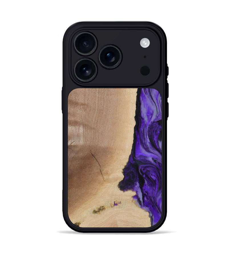 iPhone 17 Pro Wood Phone Case - Dessie (Purple, 783396)