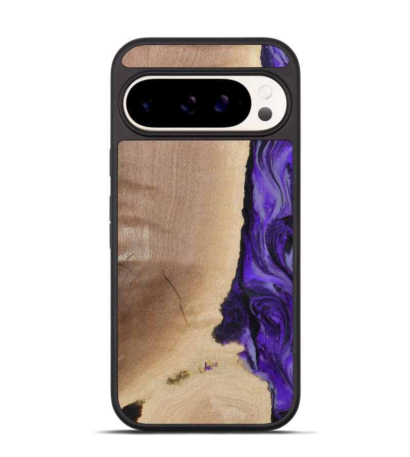 Pixel 9 Wood Phone Case - Dessie (Purple, 783396)