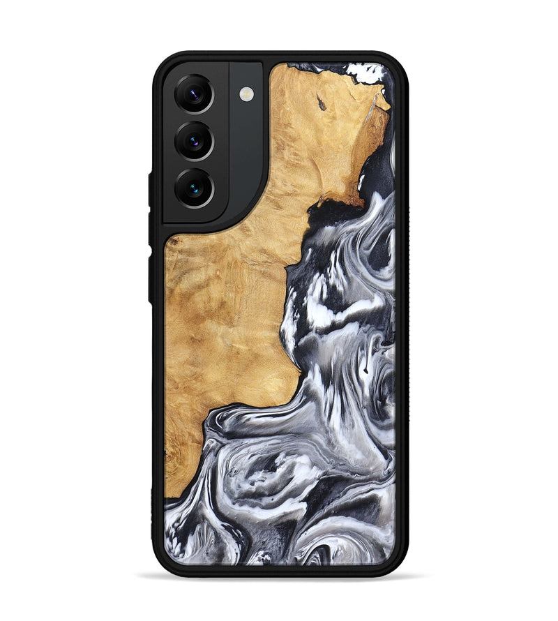 Galaxy S22 Plus Wood Phone Case - Ryker (Black & White, 783581)