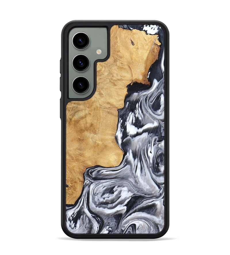 Galaxy S24 Plus Wood Phone Case - Ryker (Black & White, 783581)