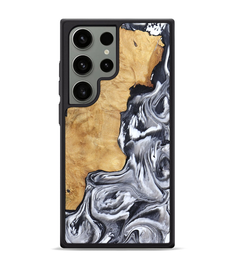 Galaxy S24 Ultra Wood Phone Case - Ryker (Black & White, 783581)