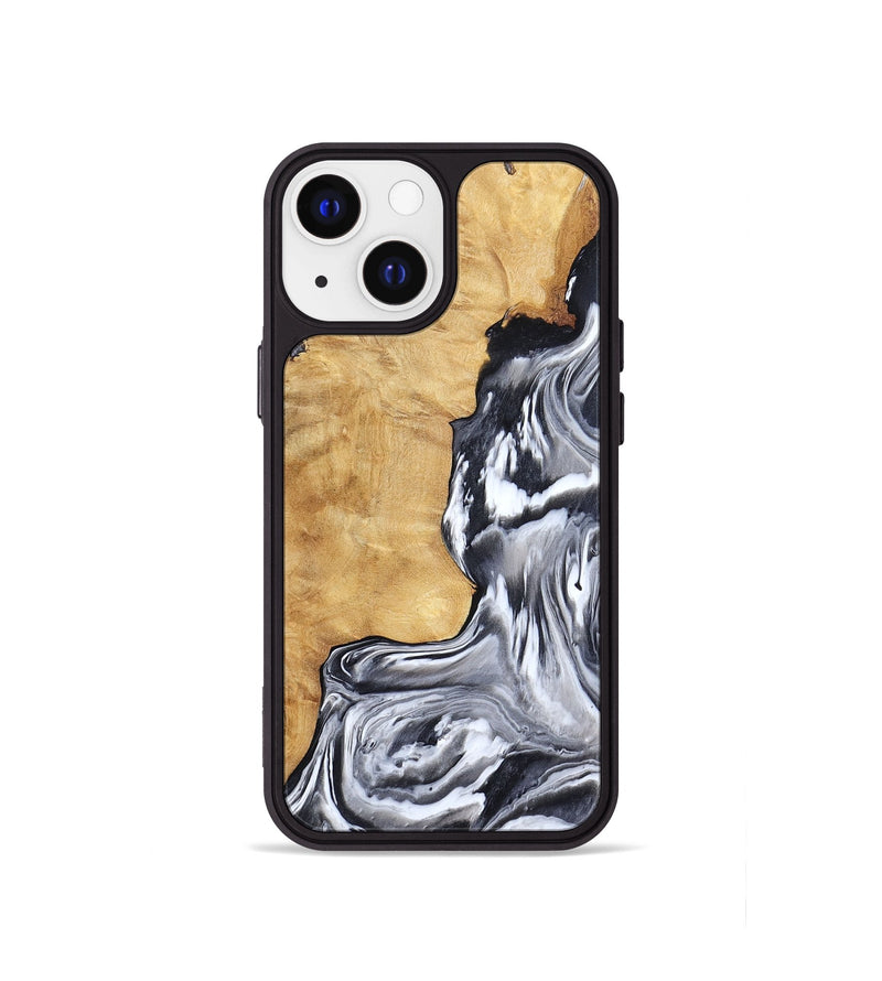 iPhone 13 mini Wood Phone Case - Ryker (Black & White, 783581)