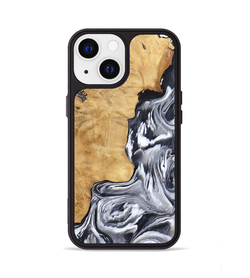 iPhone 13 Wood Phone Case - Ryker (Black & White, 783581)