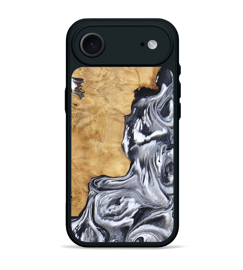 iPhone 17 Air Wood Phone Case - Ryker (Black & White, 783581)