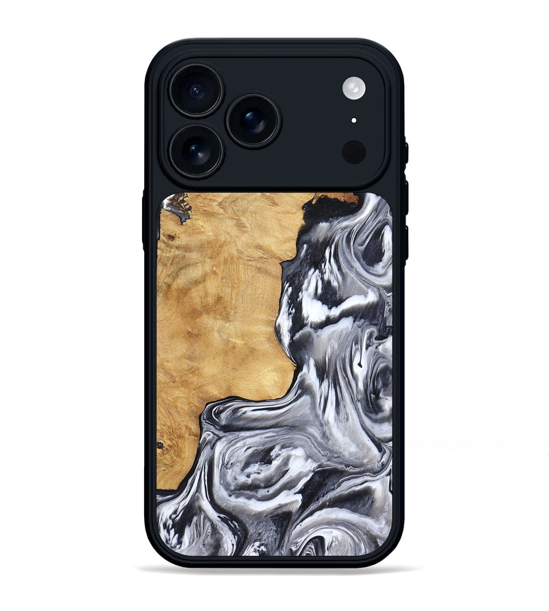 iPhone 17 Pro Max Wood Phone Case - Ryker (Black & White, 783581)