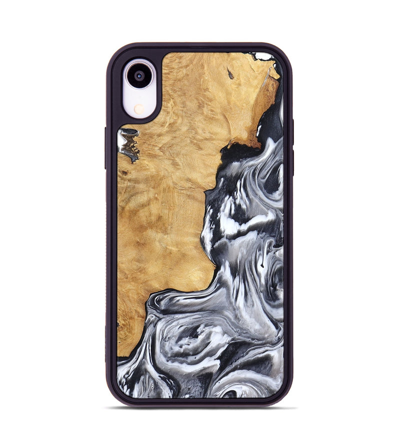 iPhone Xr Wood Phone Case - Ryker (Black & White, 783581)