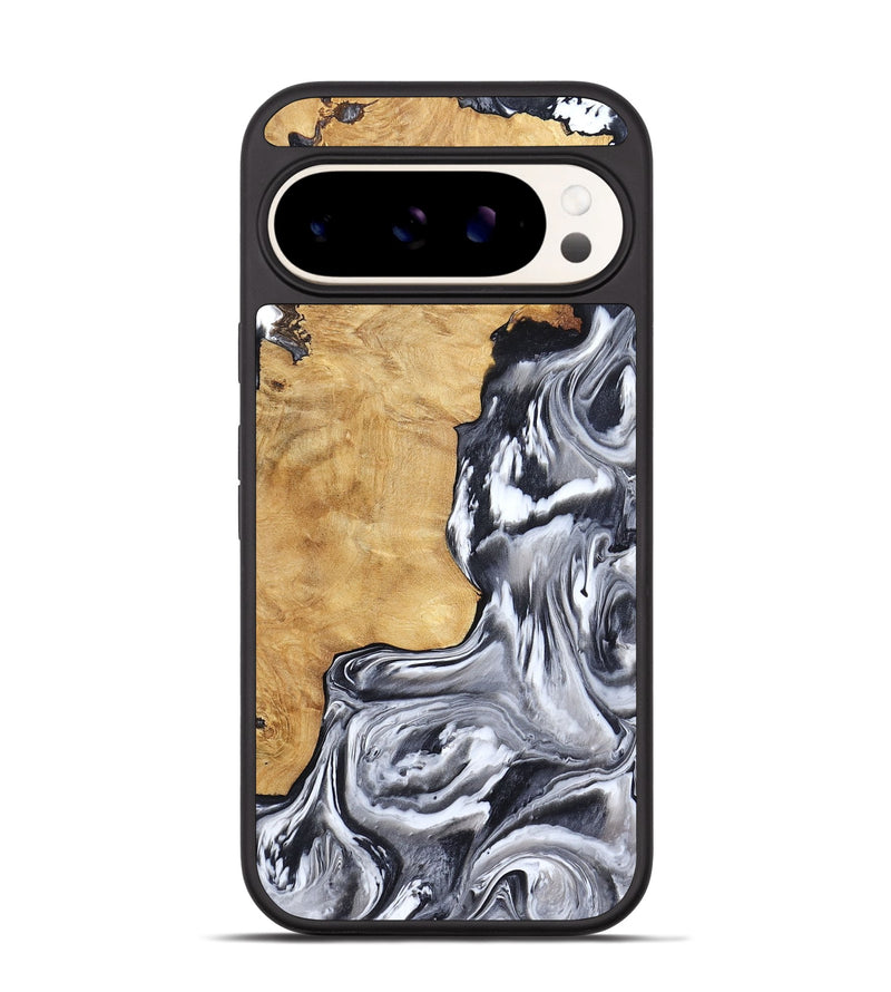 Pixel 9 Wood Phone Case - Ryker (Black & White, 783581)