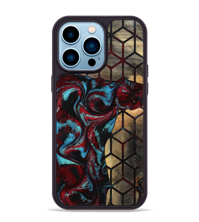 iPhone 14 Pro Max Wood Phone Case - Casimer (Pattern, 783592)